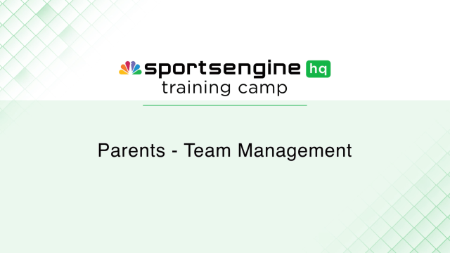 Parents - Team Management